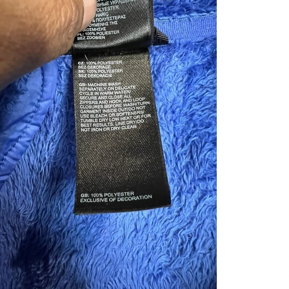 The North Face Women's Osito Fleece Jacket - Royal Blue - Full Zip - Size  XS